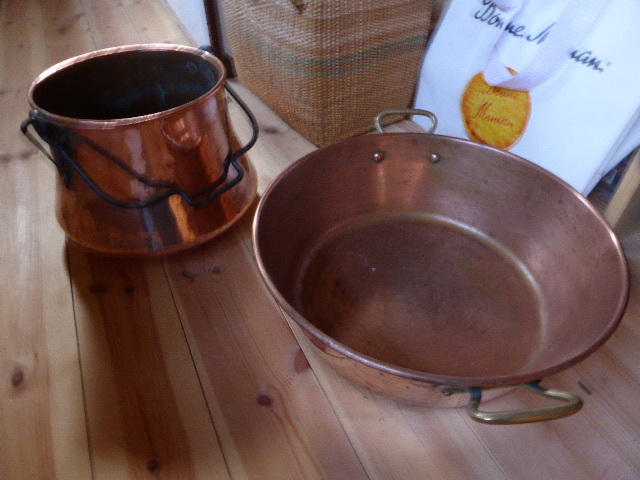 画像: アンティーク風　銅のJUM鍋 　